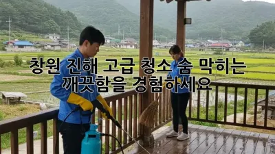 ✨ 창원 진해 고급 청소, 숨 막히는 깨끗함을 경험하세요! 🏡
